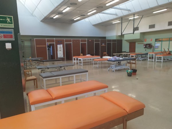 Sala fisioterapia Hospital La Paz