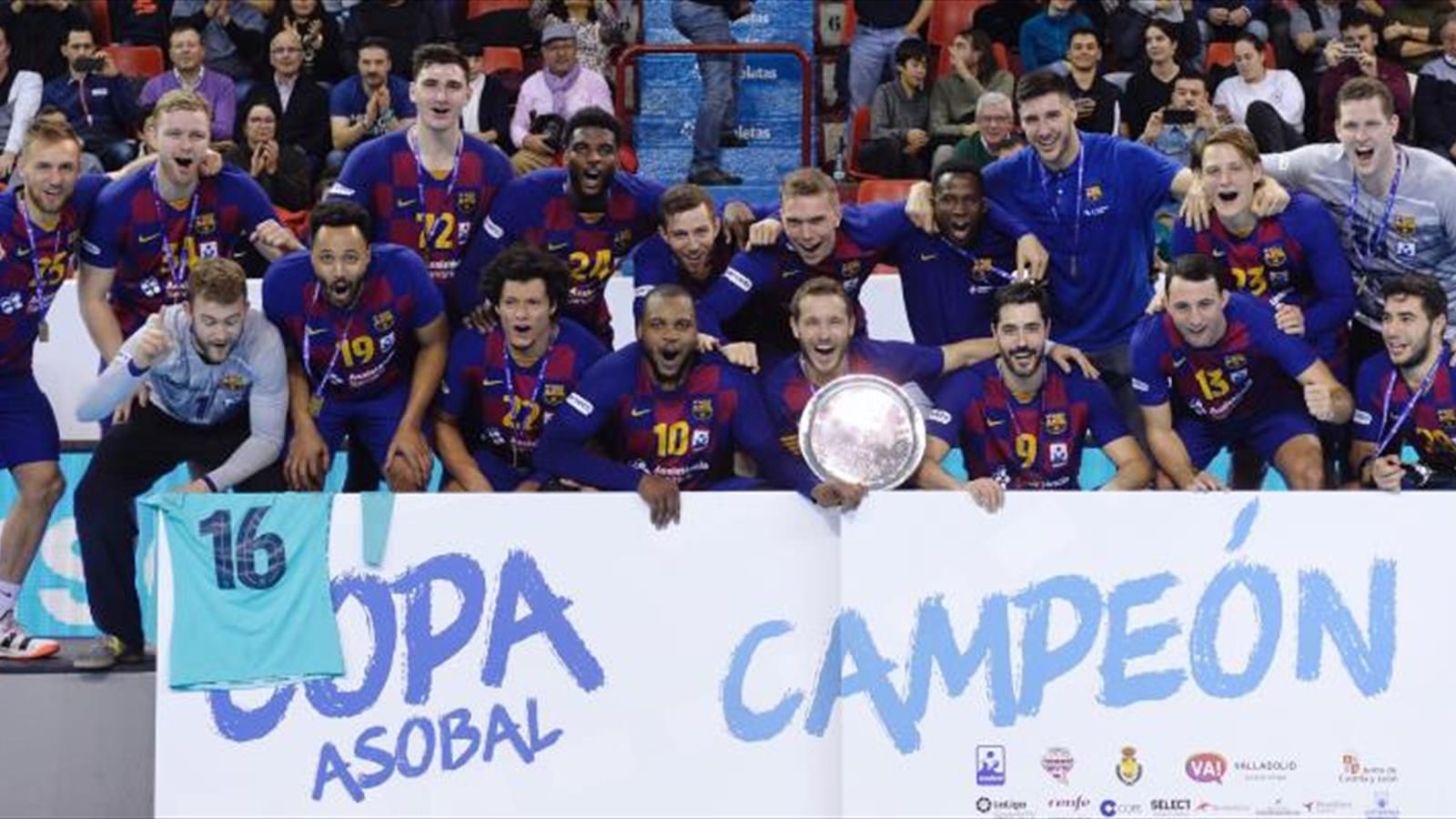 El Barça levantó la Copa SACYR ASOBAL en Huerta del Rey / Eurosport