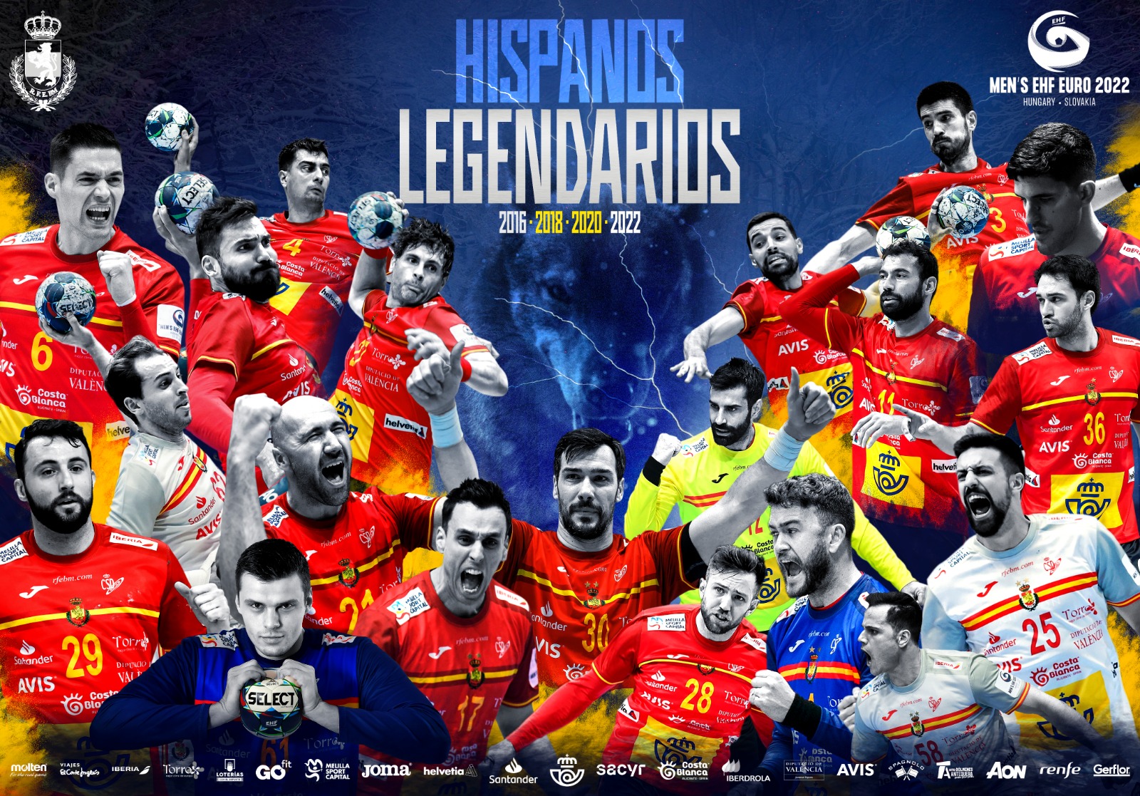 Los Hispanos se han colgado la medalla de plata en Budapest / RFEBM