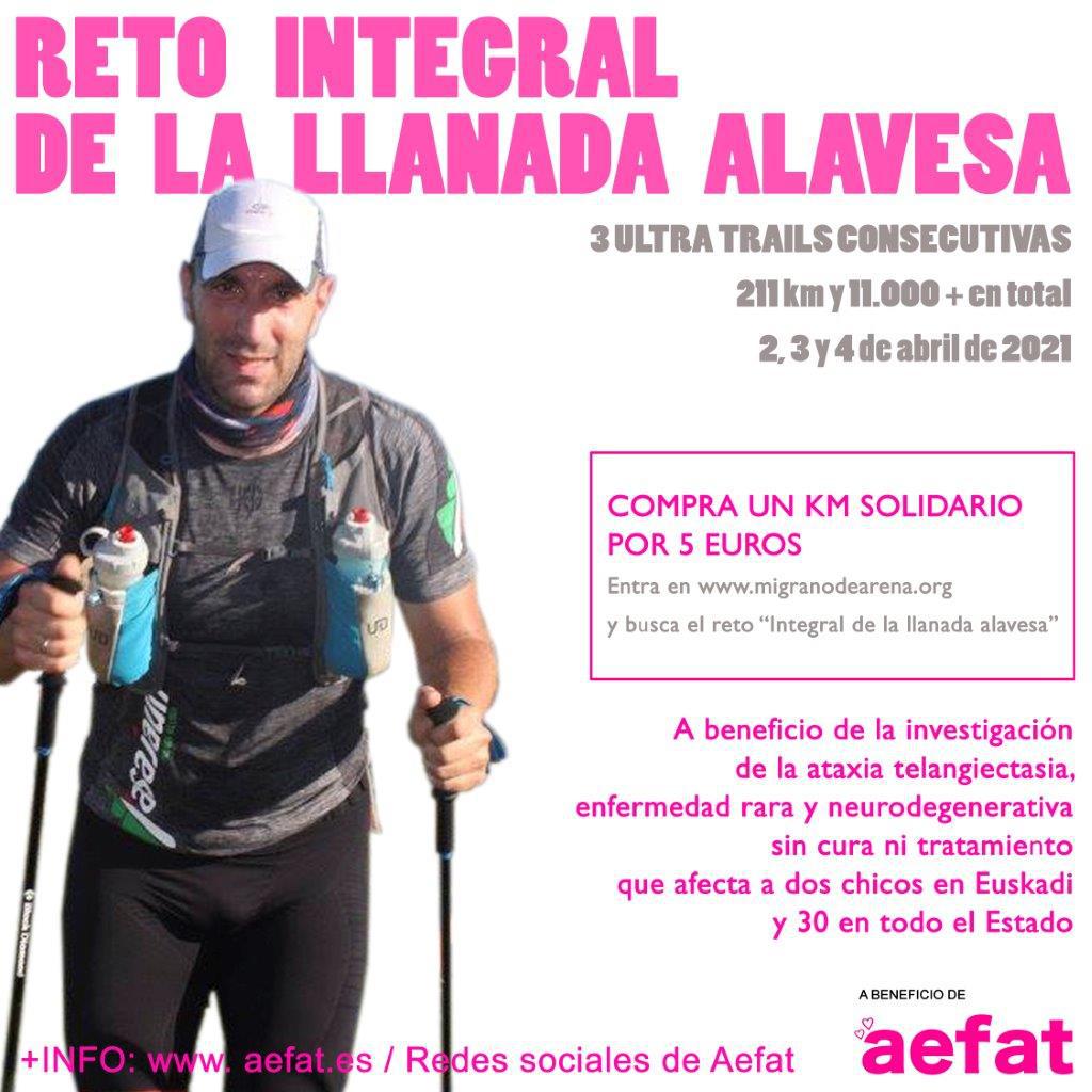 El cartel de Gonzalo Pérez para su reto con Aefat / Aefat