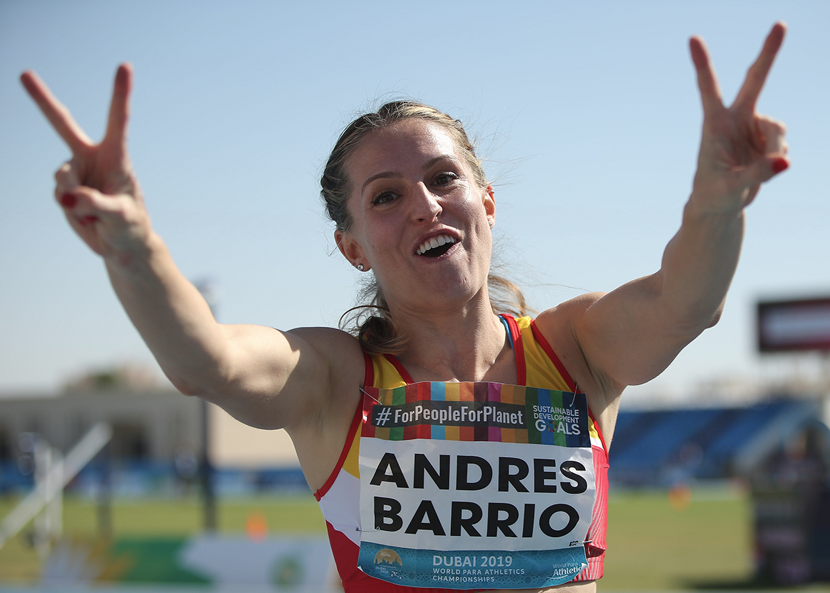 Sara Andrés durante el Mundial de Dubai / Todos Somos Deporte