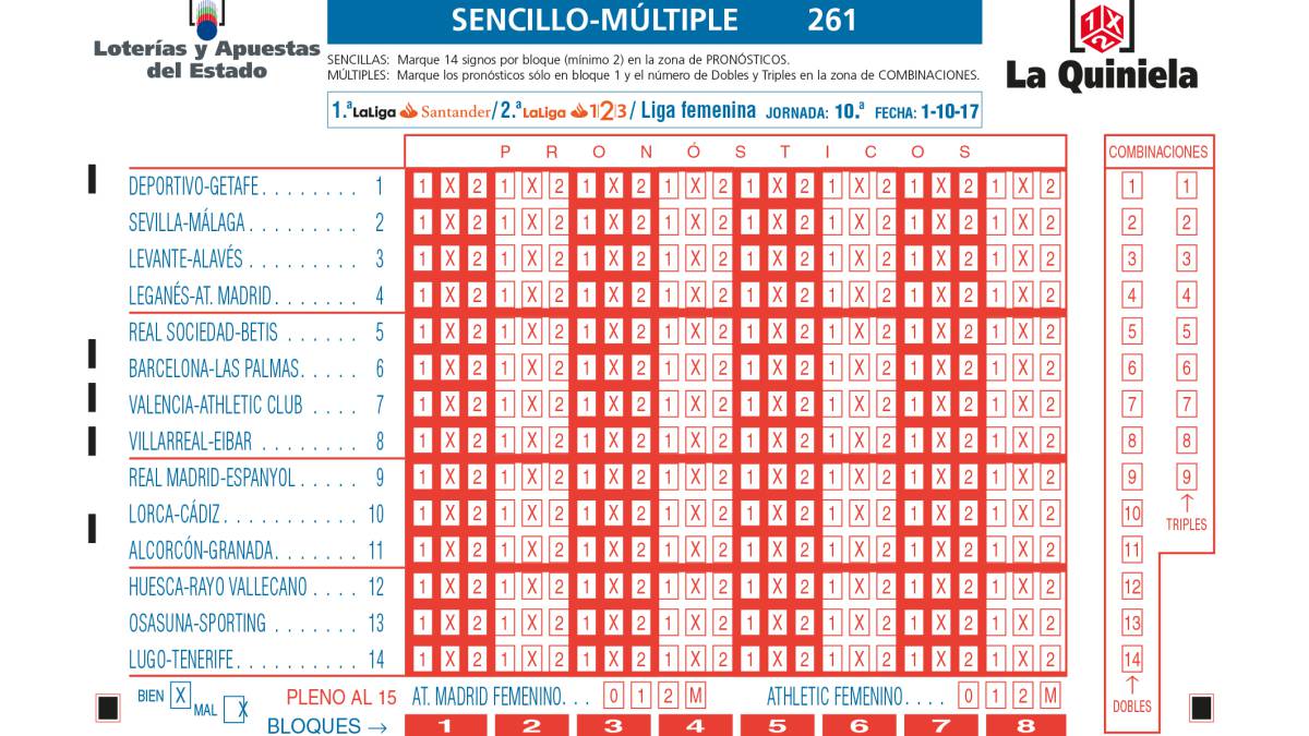 Boleto que integraba el pleno al 15 con la Liga Iberdrola / MARCA