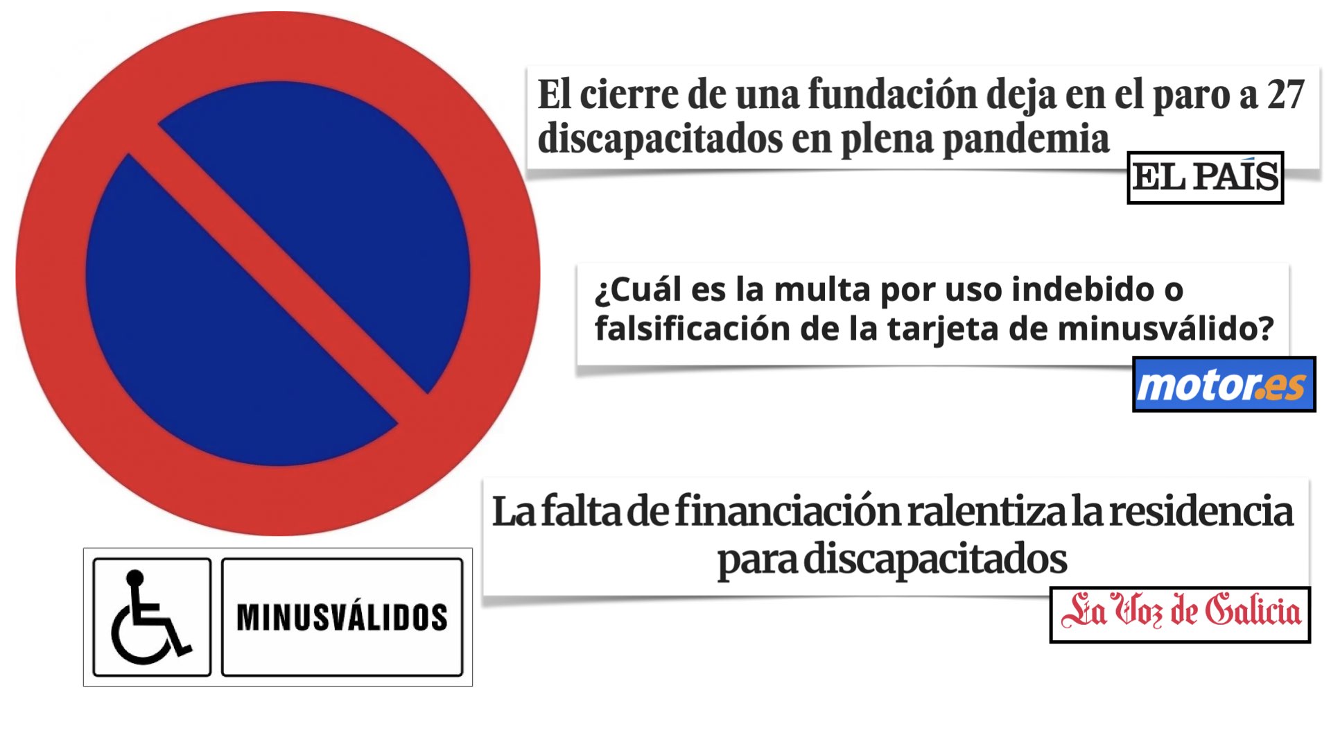 El término minusválido debería no ser aceptado en nuestra sociedad / Captura de pantalla