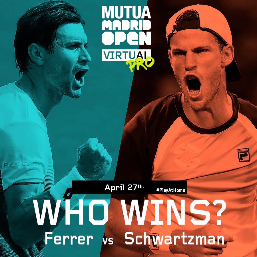 Ferrer y Schwartzman abrirán el MMO Virtual Pro / Twitter