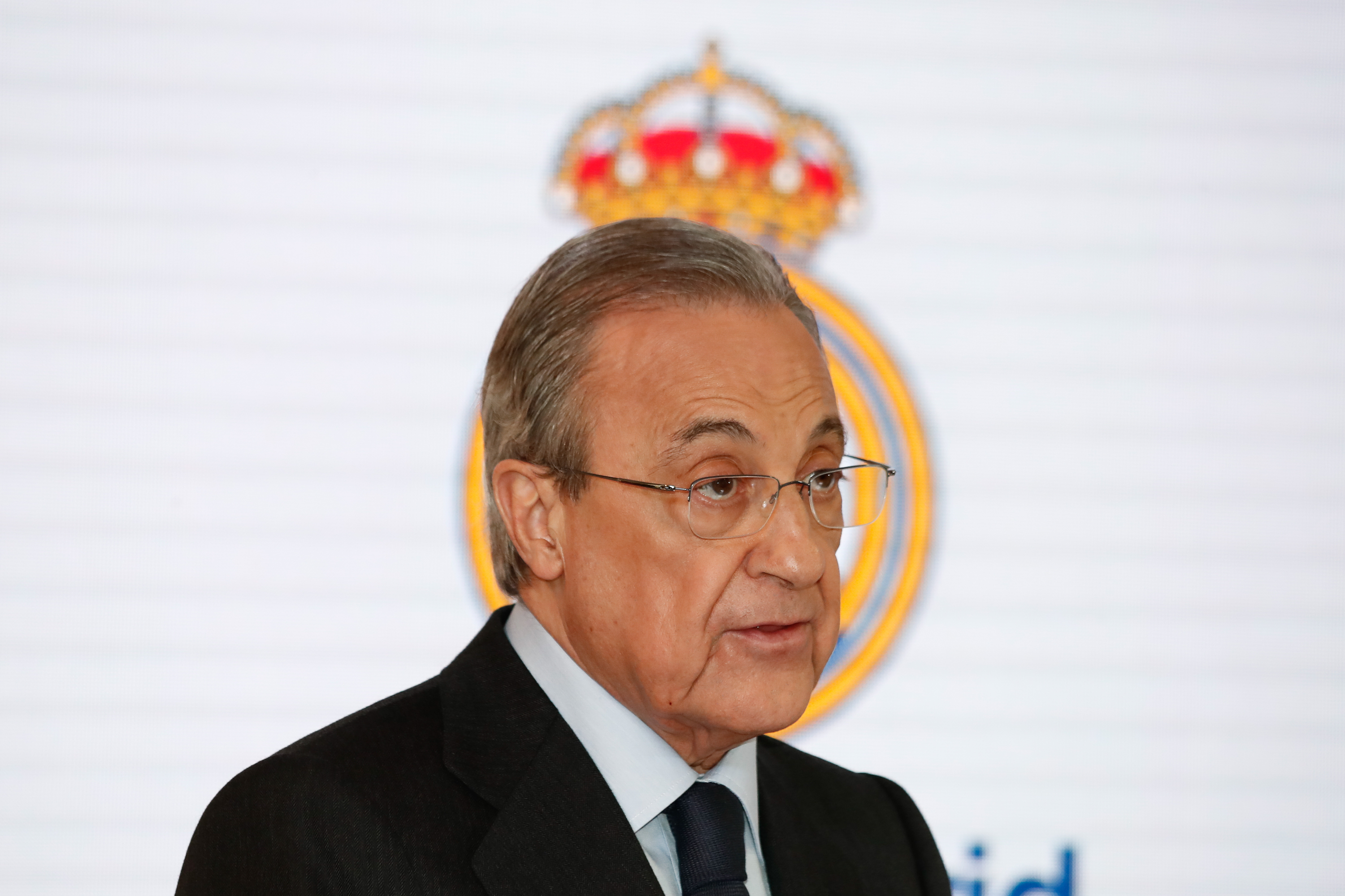 Florentino durante una comparecencia / La Razón