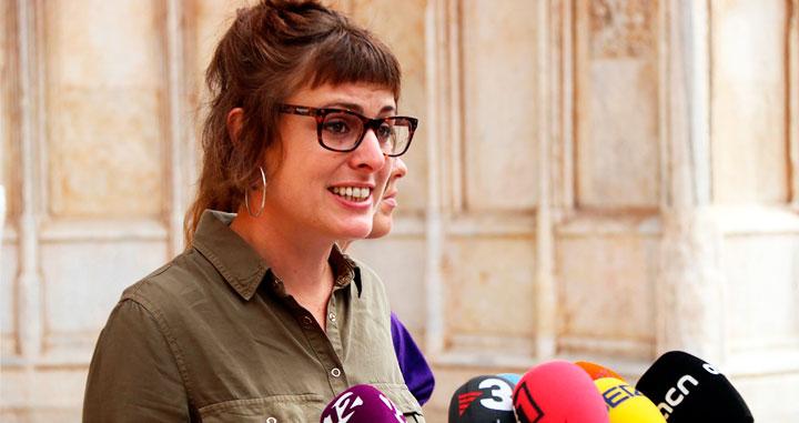 La portavoz de la CUP, Mireia Vehi ha afirmado que España debería rechazar el turismo de borrachera / Crónica Global 