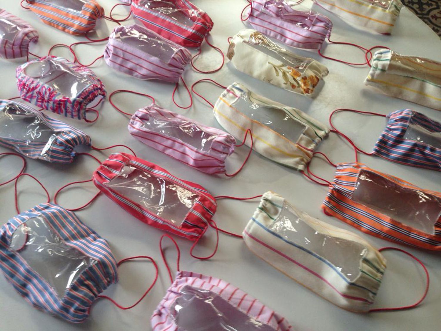 Mascarillas transparentes