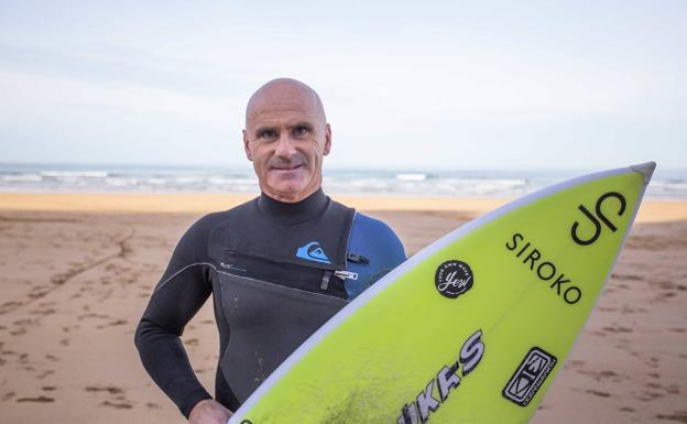 Aitor Francesena volverá pronto a surfear / El Diario Vasco