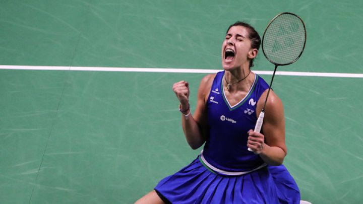 Carolina Marín volverá a las pista en el Europeo de Madrid tras 10 meses de lesión. El campeonato se juega del 25 al 30 de abril en la capital de España / AS.com