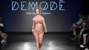 Maju de Araújo en una pasarela de moda