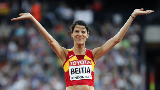 Ruth Beitia durante una de sus últimas competiciones / Federación Cántabra de Atletismo