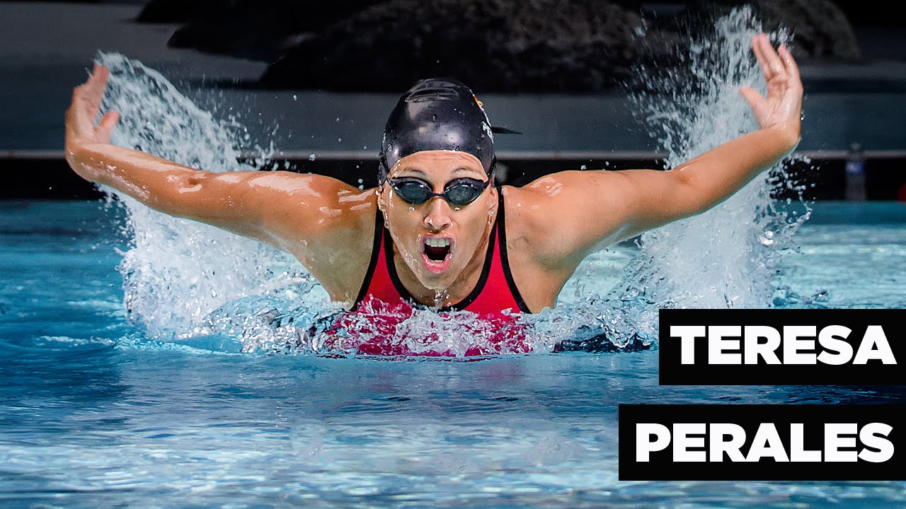 Teresa Perales durante una competición / Youtube
