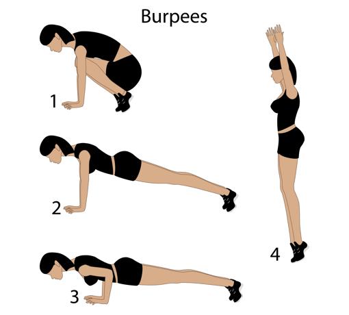 Cómo hacer un burpee