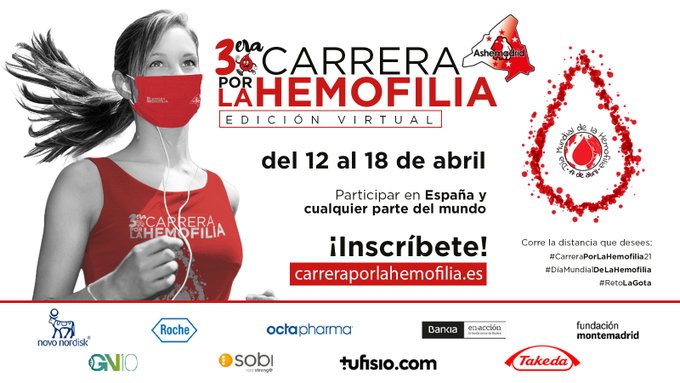 ASHE Madrid presenta la Carrera por la Hemofilia / ASHE Madrid