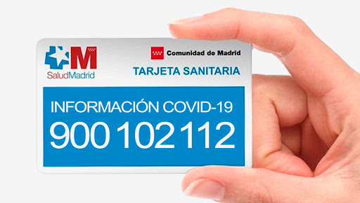 La Comunidad de Madrid enseña elnúmero de contacto del COVID-19 /TeleMadrid