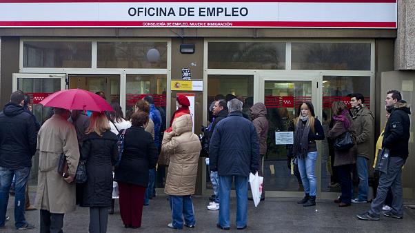 Colas en una oficina de empleo de la Comunidad de Madrid / Euronews