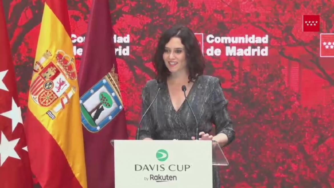 La presidenta de la Comunidad de Madrid, Isabel Díaz - Ayuso, durante la presentación / Comunidad de Madrid