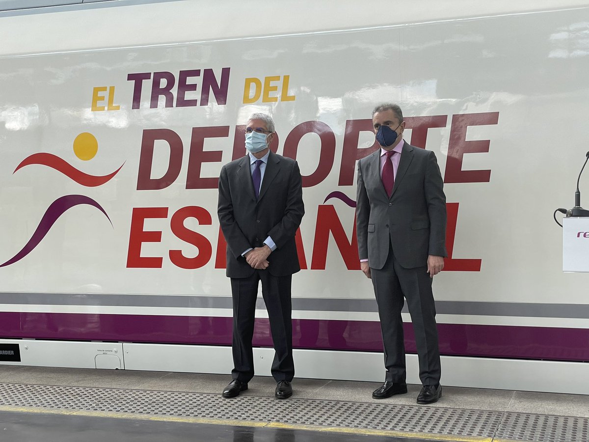 CSD y Renfe han presentado "El tren del deporte español"