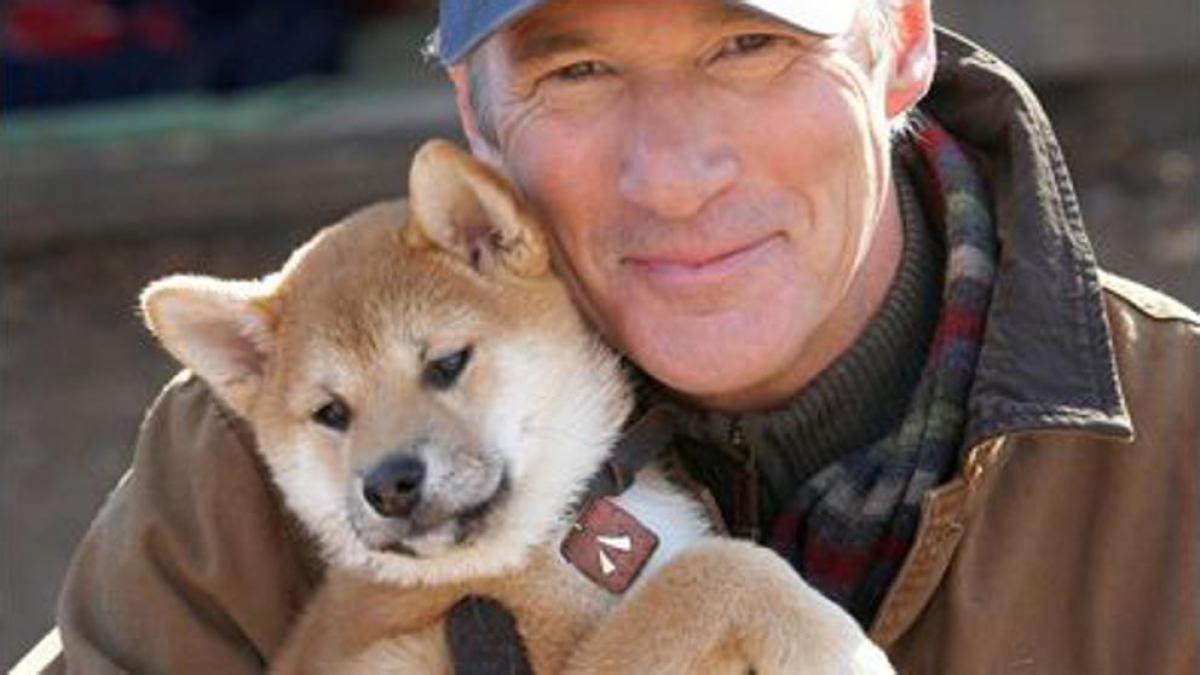 Imagen original de la película "Siempre a tu lado, Hachiko", protagonizada por Richard Gere.