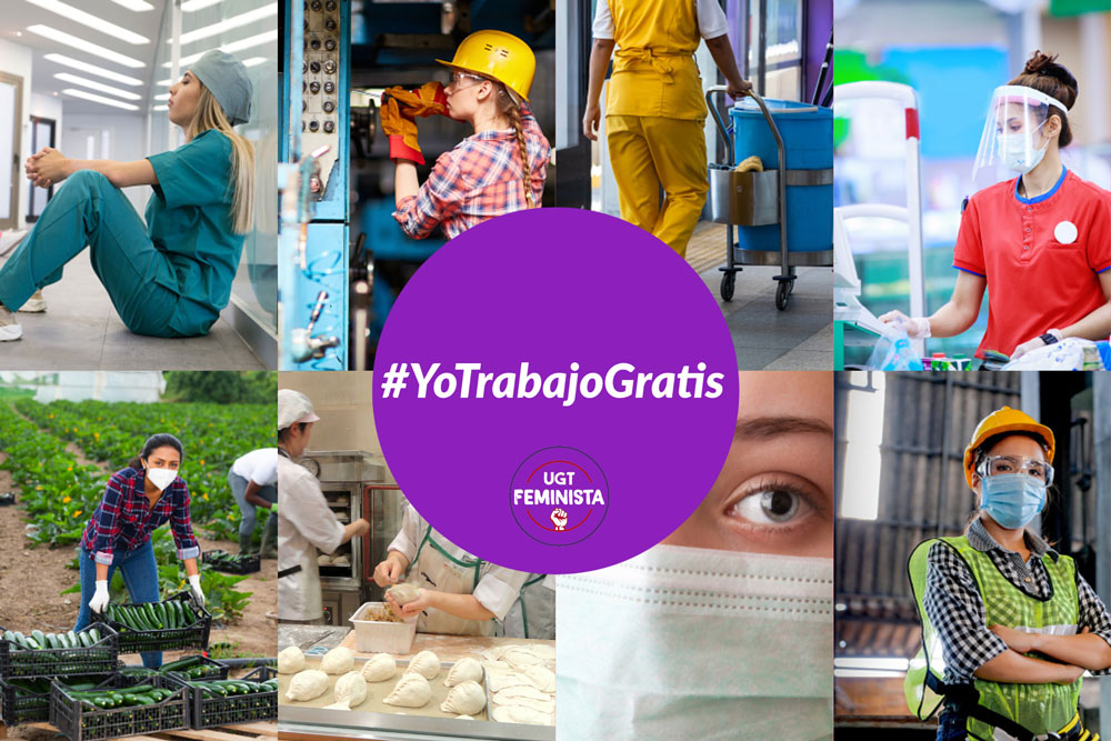 UGT conmemora #Yotrabajogratis /FeSP - UGT Castilla La Mancha