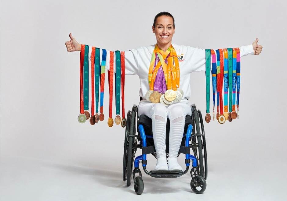 La natación paralímpica en España ha conseguido 36 medallas y Teresa Perales tiene 26 de ellas / BCC Conferenciantes