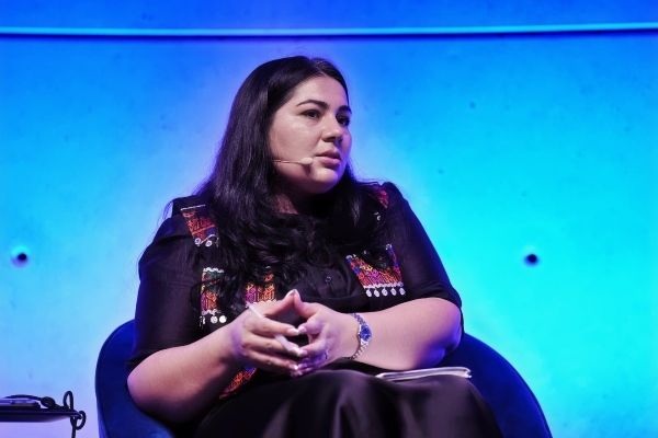 La periodista y activista afgana Khadija Amin