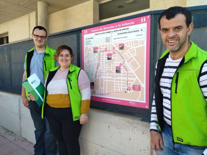 Miembros de Plena Inclusión durante una evaluación de entornos en la Región de Murcia