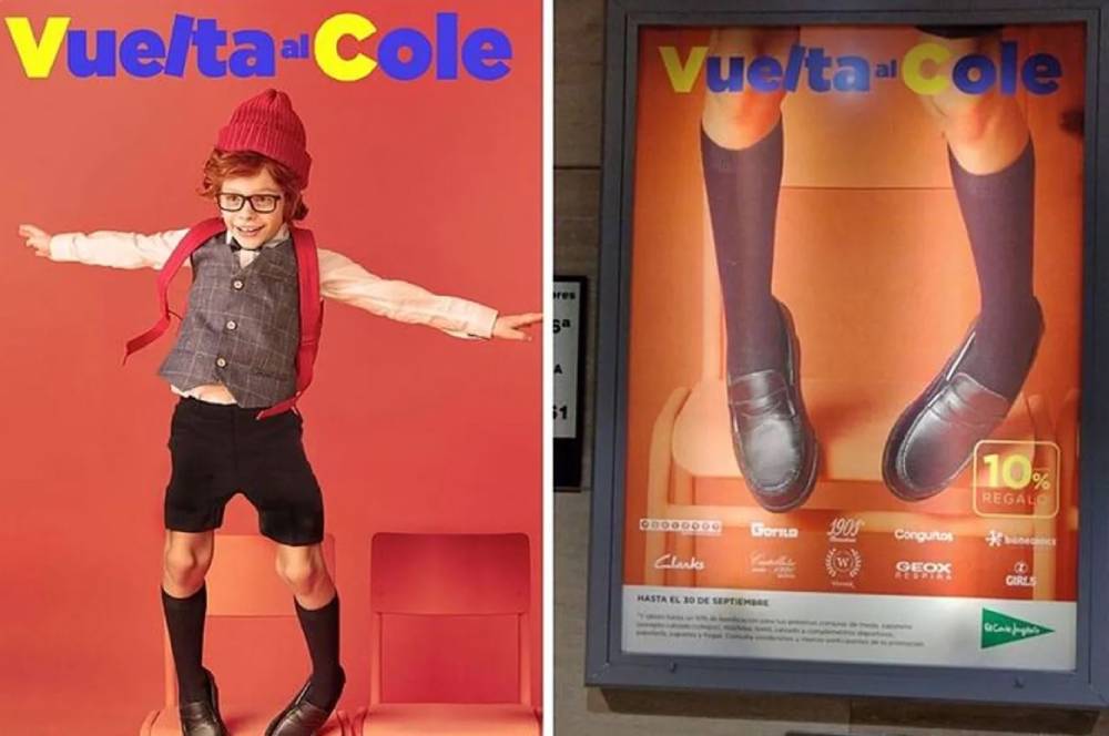 Polémica de la campaña 'Vuelta al cole' El Corte Inglés