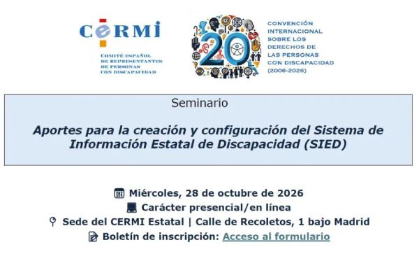 Cartel informativo SIED