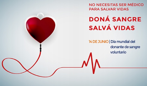 Día Mundial del Donante de Sangre: Donar sangre es donar vida