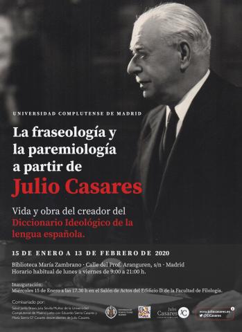Cartel Exposición Julio Casares