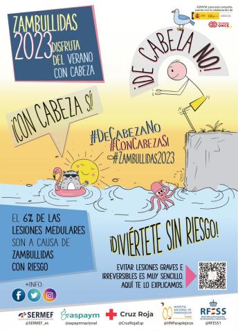 Cartel de la campaña 'Con cabeza sí, de cabeza no'