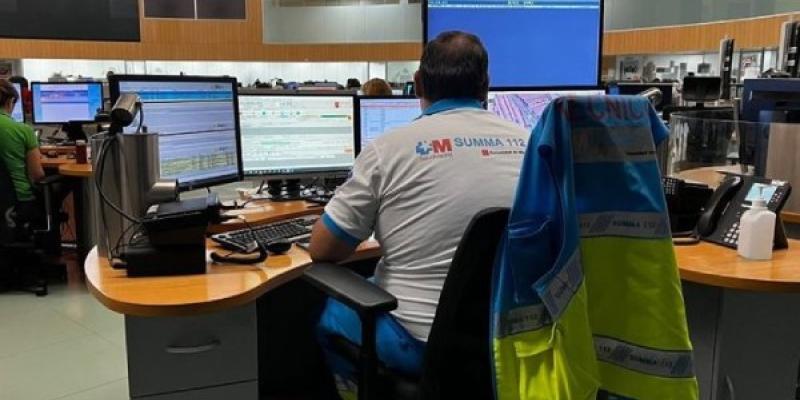 Emergencias 112 / Servimedia Centralita teléfono de emergencias 112