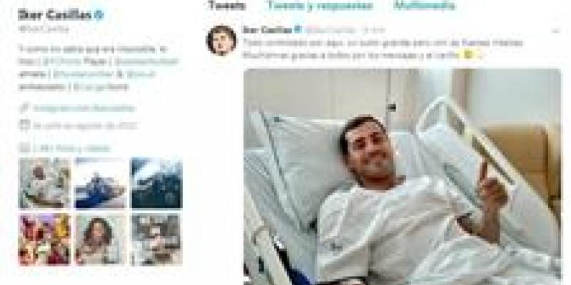 Iker Casillas se encuentra estable. Casillas
