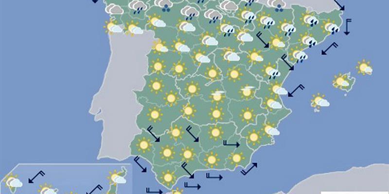 Lluvias en Cantábrico y Cataluña, y general descenso de temperaturas
El tiempo