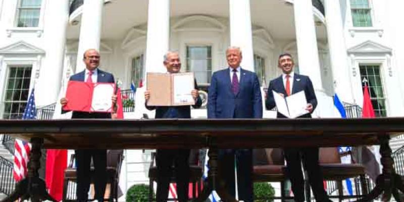 Casa Blanca / El País Uruguay Estados Unidos reúne a Israel, Emiratos Árabes y Bahrein en los Acuerdos de Abraham