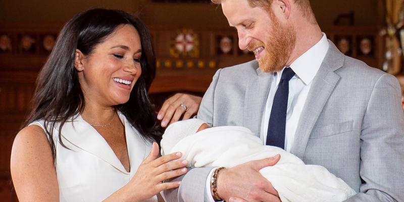 Archie Harrison, hijo de los duques de Sussex. Archie