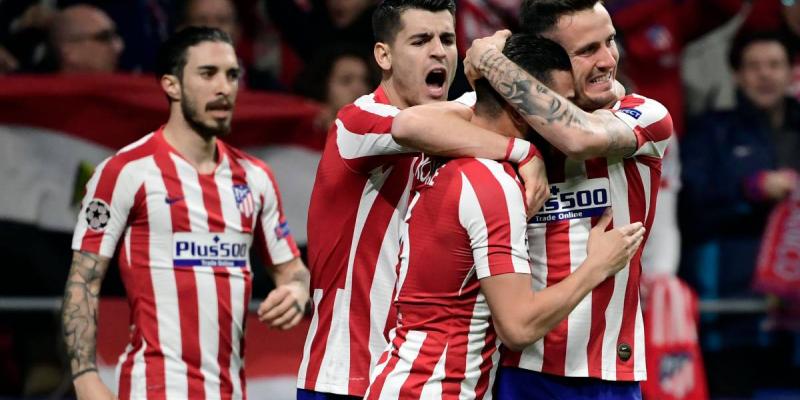 El Atlético de Madrid gana al Liverpool 0-1 durante la ida de los octavos de final de la Liga de Campeones