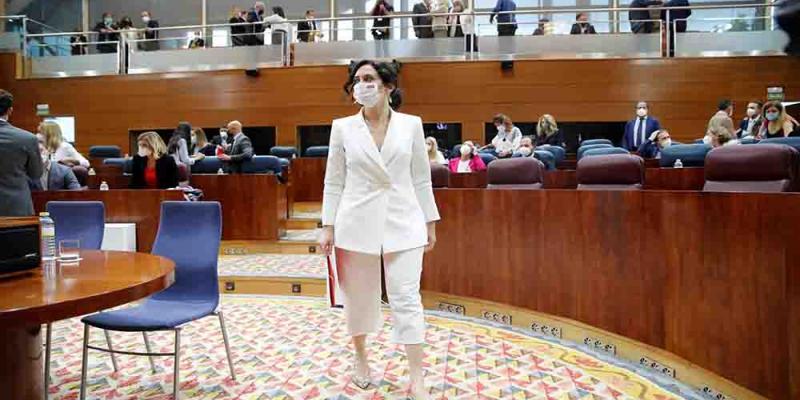 Ayuso / El Mundo Ayuso y sus promesas durante el debate de investidura