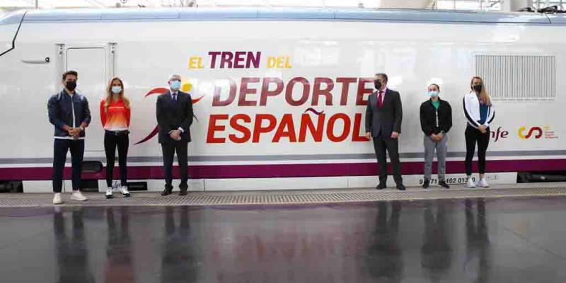 CSD y Renfe presentan "El tren del deporte español"