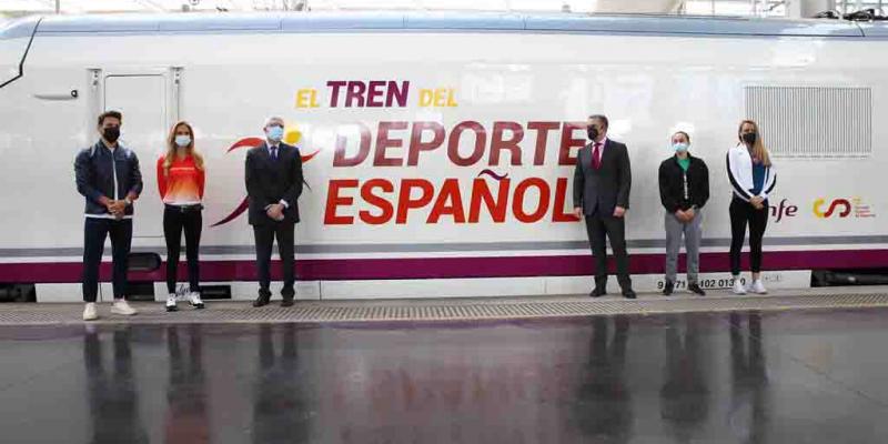 CSD / Europa Press CSD y Renfe presentan "El tren del deporte español"