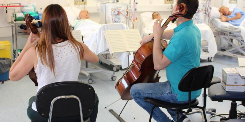 Músicos por la Salud inicia sus microconciertos. Capacidades personas con discapacidad Músicos por la Salud