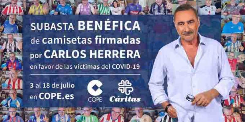 Carlos Herrera / COPE Carlos Herrera subasta sus camisetas