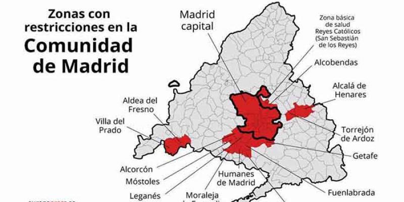 Comunidad de Madrid / Europa Press La Comunidad de Madrid admite que se ha admitido el recurso tras el primer fin de semana con restricciones