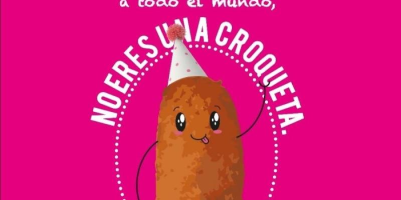 Hoy celebramos el día de las croquetas Una croqueta festiva. Foto: Instagram