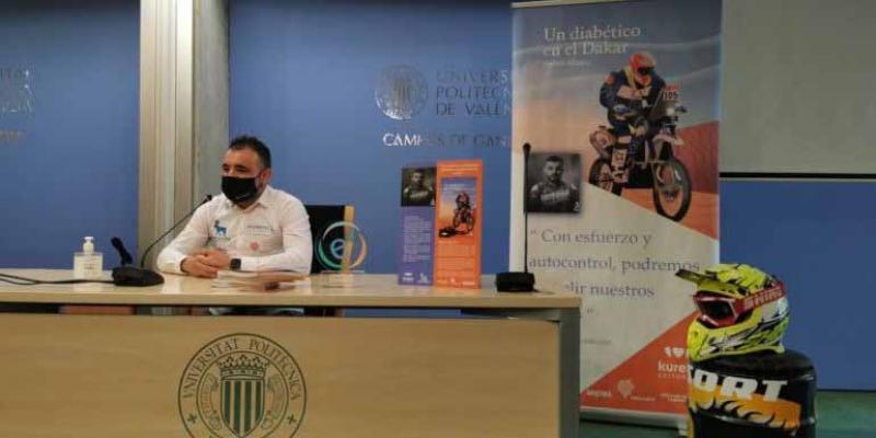 Dani Albero / Noticias CV Dani Albero presenta su libro "Un Diabético en el Dakar"