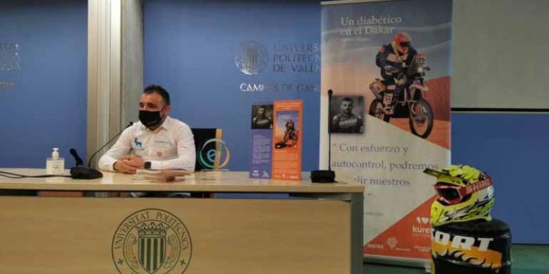 Dani Albero presenta su libro "Un Diabético en el Dakar"