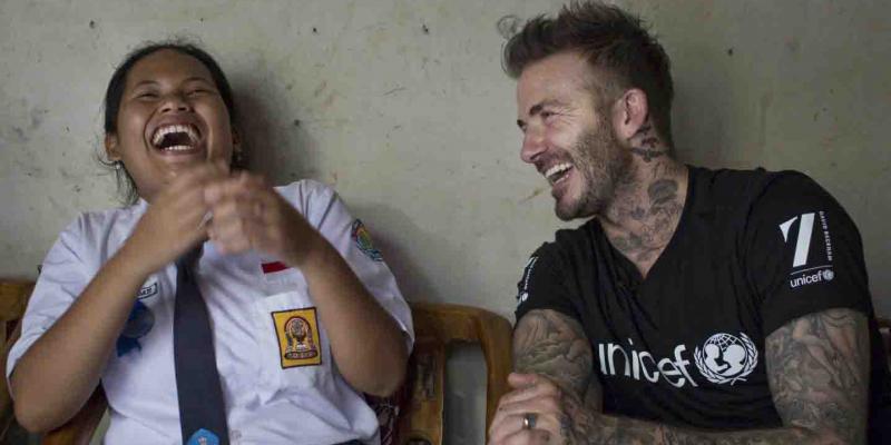 David Beckham es el protagonista de la Semana Mundial de la Inmunización
