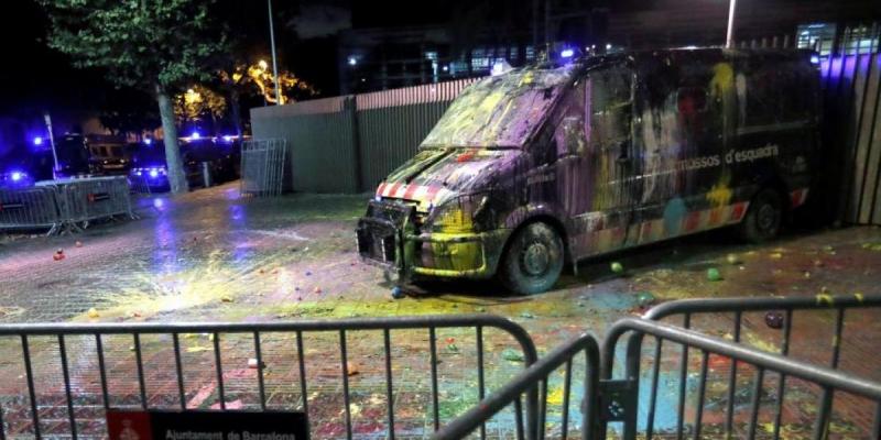 Disturbios cataluña manifestaciones procés