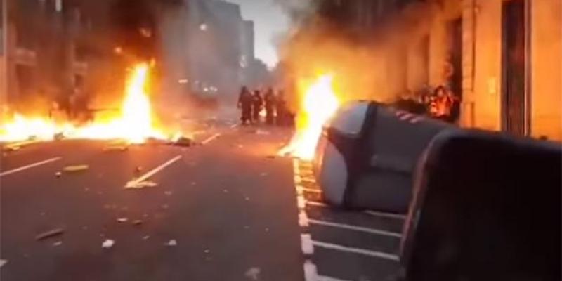 Fomento cifra sus pérdidas por los disturbios en Cataluña en 7,3 millones.
Disturbios